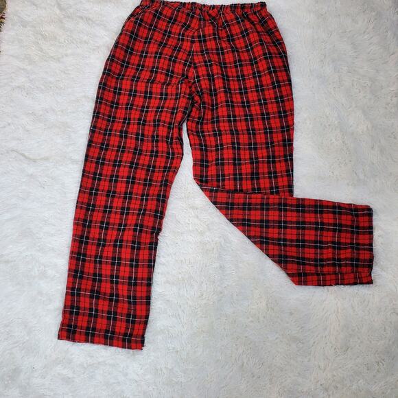 JACHS MFG CO Men’s Buffalo Plaid Flannel Sleep Pants L - Picture 3 of 5